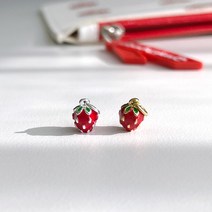미라클스톤 실버925 딸기 펜던트