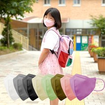 [국내제조 50매 소형]아이프리 Good Feeling 새부리형 KF94 패션 컬러 마스크 소형, 퍼플