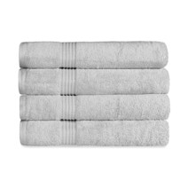 SGF슈페리어 SUPERIOR 10피스 세안 수건 세트 이집트 면 피치 113068 가성비, Bath Towel_Silver, Silver
