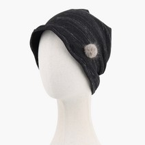비다즐 크리스 밍크비니/ 밍크브로치 증정 겨울비니 모자 두건 선물 여성비니 여성모자 레이스비니 패션비니