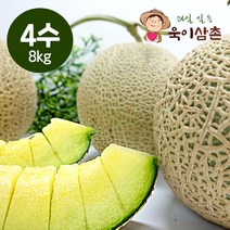 욱이삼촌 머스크 멜론 4수 8kg, 단품