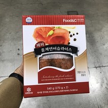 costco FOOD&C 푸드엔씨 훈제연어 페퍼 슬라이스 270g 2팩, 2개, 단품