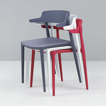 병원상담실 고객의자 팔걸이없는 대기실용 단체체어, 레드