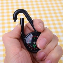 등산 아웃도어 백패킹 위치파악 트레킹준비 조난예방 독도법 산행도구 바다 낚시 고리형 나침반, 1개