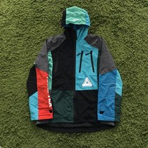 PALACE JACKET 컬러 배색 후드 바람막이 힙합 자켓