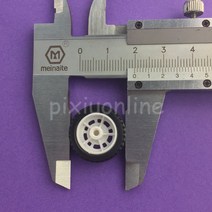 자바라 컨베이어 벨트 바퀴 우레탄 롤러10 개/몫 J253Y 미니 20mm 모델 차량 휠 중공 고무 플라스틱 DIY 자, 한개옵션0