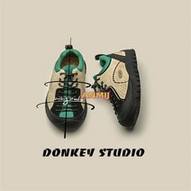 남성용 수제 등산화 donkey 코언 아웃도어 트레킹화 남녀 킨 재스퍼락스, 04 카키 블랙 2차