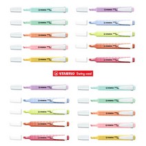 STABILO 스타빌로 스윙쿨 파스텔 형광펜 (신색상 추가), 민트-116