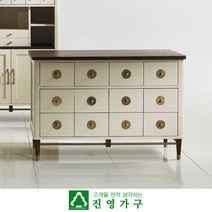 프렌치 엔틱 12칸 포인트 장-베이지, 상세페이지 참조