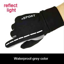 Hot Winter Gloves for Men Women Motorcycle Cycling Windproof Touchscreen Full Finger Non-Slip Warm H, [04] XL, [08] type2-grey
