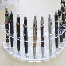 아크릴 펜꽂이 반원형 진열대
