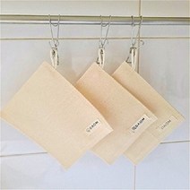 친환경 핸드메이드 천연 삼베 수세미/제로웨이스트/2겹 3겹 4겹 6겹