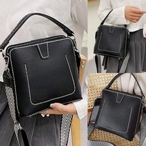 DIY 손바느질 가죽가방 키트 (블랙) 30대취미 가죽공예배우기 취미강의