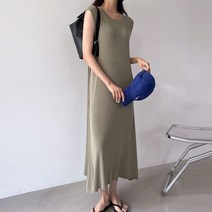 삐까삐까 레이온 이중 나시원피스