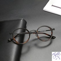 티타늄 안경테 초경량 큰얼굴 일본 순수 레트로 빈티지