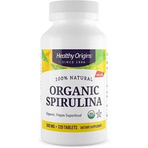 헬시오리진 오가닉 스피루리나 500 mg 720타블렛
