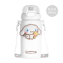 산리오 원터치 보온보냉 텀블러 460ml, 화이트