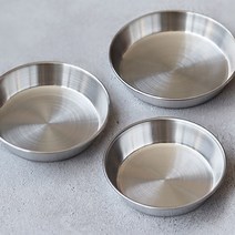 [리본제이]]스텐 반찬접시 3종세트, 단품