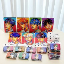BTS 방탄 굿즈 포토카드 렌즈통 틴케이스, 진