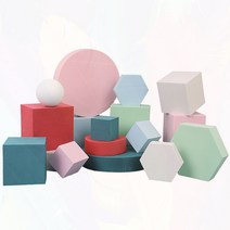 촬영용 전시대 디스플레이 작품 박스 받침대 소품, 블랙블랙8점세트0x0cm