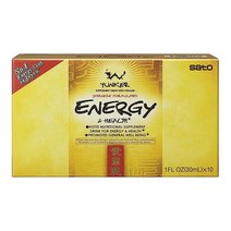 Yunker Energy Health 에너지 허브 보충제 부스트 신체적 피로와 피로 감소 29.6ml1액량 온스 10개 팩 총 273.6ml10액량 일본산 USA 미국