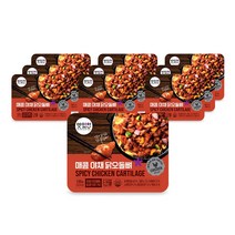 맛있찬 매콤 야채 직화구이 5종 10팩, 05_매콤 야채 닭오돌뼈 10팩