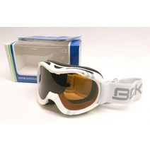 New 브리코 Art Beetle White스키고글s Thrama Brown Lens Small/미디움