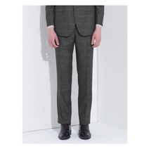 갤럭시 갤럭시 브라운 글렌 체크 Normal Fit 정장 팬츠 (GA1802U02D)