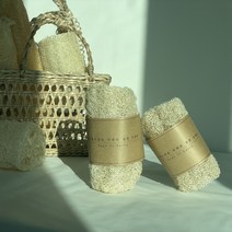 더 부드러운 국산 천연 수세미, 천연 수세미(중-약12cm), 2개