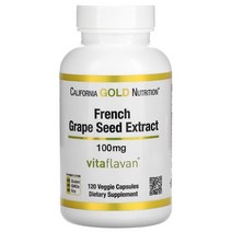 골드뉴트리션 포도씨 추출물 100mg grape seed extract 120캡슐, 4통