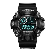 스포츠 조깅 외출 생활 방수 남성 디지털 전자 시계