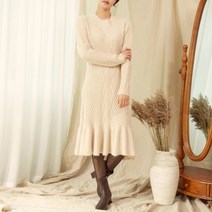 페플럼와플니트원피스_CJW1OP3231