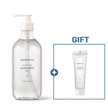 아로마티카 유기농 알로에 베라 젤 300ml 500ml+(티트리 카밍젤50ml), 알로에 베라 젤 500ml+티트리젤 증정