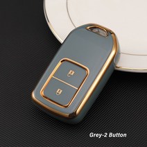 호환 자동차원격시동 원격시동경보기 자동차 원격 키 케이스 커버 셸 Fob For Honda CRV Fit Civic Accord, 01 2 Button