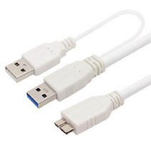MB에프 USB3.0 Y 외장하드케이블 삼성J3 씨게이트백업플러스 WD my passport 도시바 CANVIO ADATA 연결선 30cm 1m, 50cm, 1개