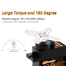SERVO DSpower-SG90 MG90S 9g 12g 미니 마이크로 서보 모터 메탈 기어 450 헬리콥터 SCX24 RC 자동차 WLt, 한개옵션0