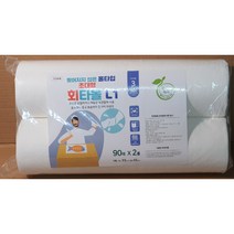 쓱이싹이초대형 회타올 L1 (33CM *45CM) 2롤 180매, 90매, 2개