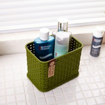 책장바구니랜덤발송 직사각 2호 메쉬바구니 마이스타일 T바스켓 볼가 누빔 콘티박스, 1