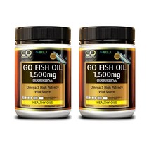Go Healthy 고헬씨 뉴질랜드 피쉬 오일 1500mg 오메가3 무향 210캡슐 2팩