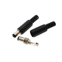 알루미늄 프로파일 DC 전원 공급 장치 잭 소켓용 510 개 5A 30V 암 패널 마운트 커넥터 5.5mm 2.1mm 플러그 어댑터 터미널 유형 5.5x2.1, DC Male, 10PCS, 5.5X2.1MM