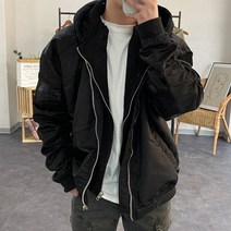 후드탈부착 새로이 준지 MA-1 항공 후드 집업 점퍼 2컬러