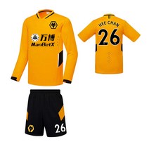 21-22 울버햄튼 홈 축구 유니폼 317A 마킹무료