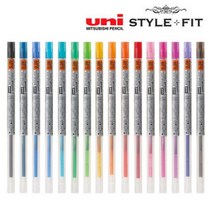 유니 시그노 스타일핏트 젤잉크 리필심 UMR-109 0.38mm, 2개입, 스카이블루