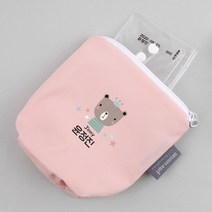 디자인아지트 주문제작 네임 약파우치 리틀포레스트, 블루, 펭귄