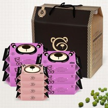 아기 물티슈 선물 세트(캡형80매 6개+휴대용20매 4개) 상자 포장 출산 임신 조리원