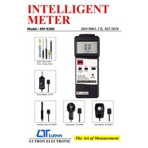 코린스몰 LUTRON EM-9200 다기능측정기 (온도 소음 풍속 광량 센서 연결가능)