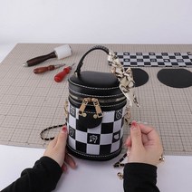 탑씨유 가방만들기diy 가죽공예 키트 가방만들기 세트 패키지 키트 가죽 가방만들기 버킷백, 레드