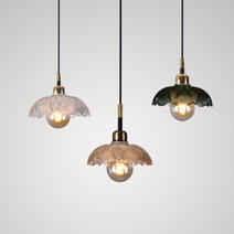 모네2 P/D 팬던트조명 유리갓 식탁등 주방등 인테리어 빈티지 글라스, 레일형, 투명