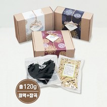 [은색초코]하트미역(20g)+잡곡(100g) 결혼답례품 돌잔치 조문 회사단체선물 시보해제 어린이집생일선물, 1박스, 오색보리