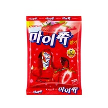 크라운 마이쮸 필로우 딸기, 7개, 92g